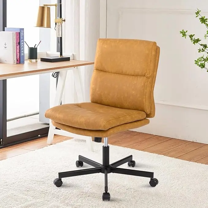 LUCKWIND Armless Office Desk Chair