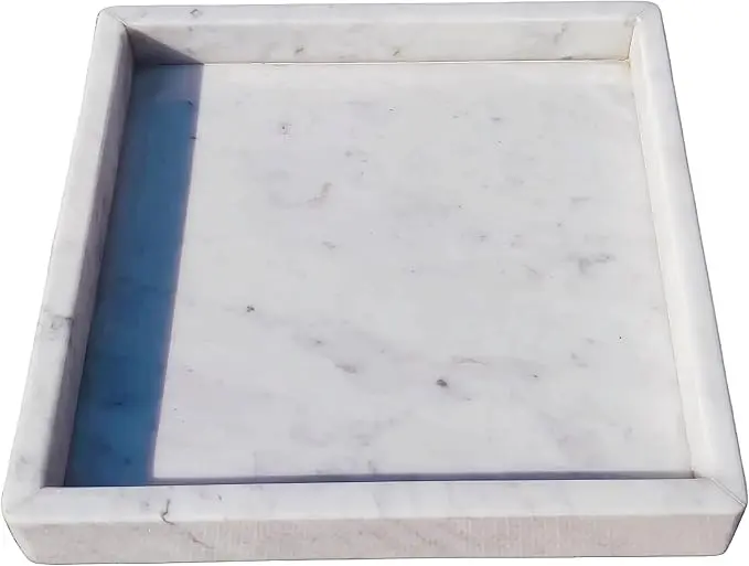 Luxury Square Marble Vanity Tray