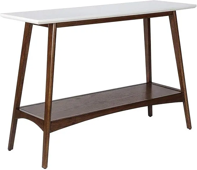 Madison Park Parker Console Tables-Solid Wood, Two-Tone Finish