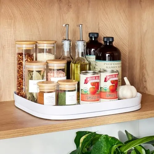 MagicTrack Rectangle Turntable, Lazy Susan Max Cabinet Organizer
