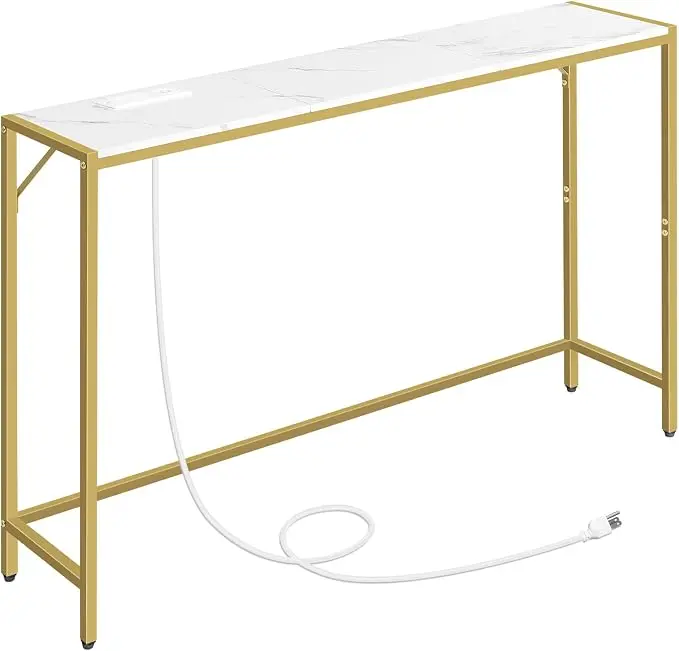 MAHANCRIS Console Table, Narrow Sofa Table, 43.3” Entrance Table