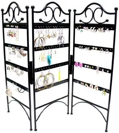 Mango Steam 3-Panel Jewelry Organizer for Hanging Earrings
