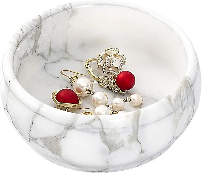 Marble Jewelry Dish - Rings Holder