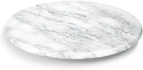 Marble Lazy Susan, 12" Lazy Susan Board with Silent Rotating