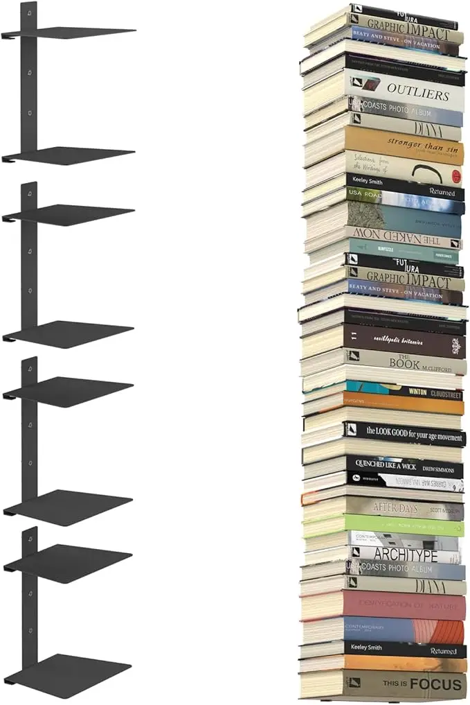 Mefirt Invisible Floating Bookshelves