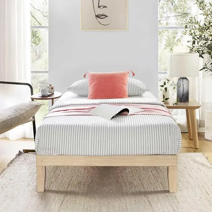 Mellow Naturalista Classic 12 Inch Solid Wood Platform Bed