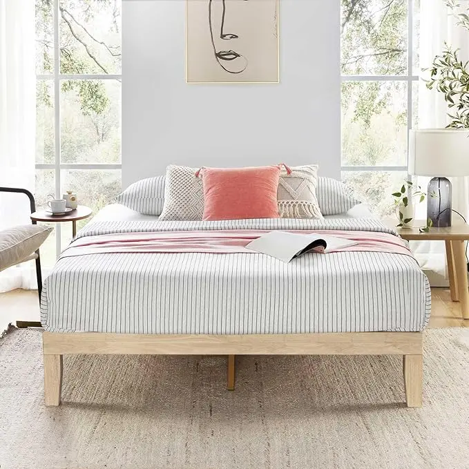 Mellow Naturalista Classic 12 Inch Solid Wood Platform Bed