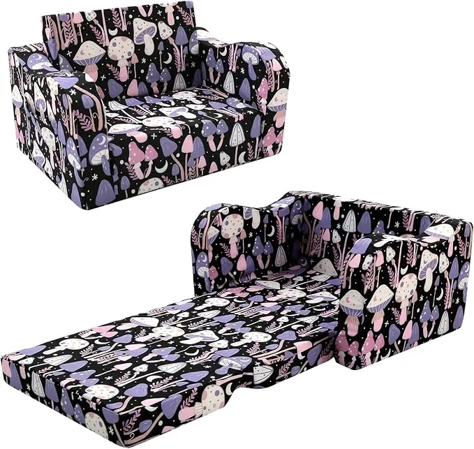 MeMoreCool Toddler Couch Chair – Foldable Kids Sofa