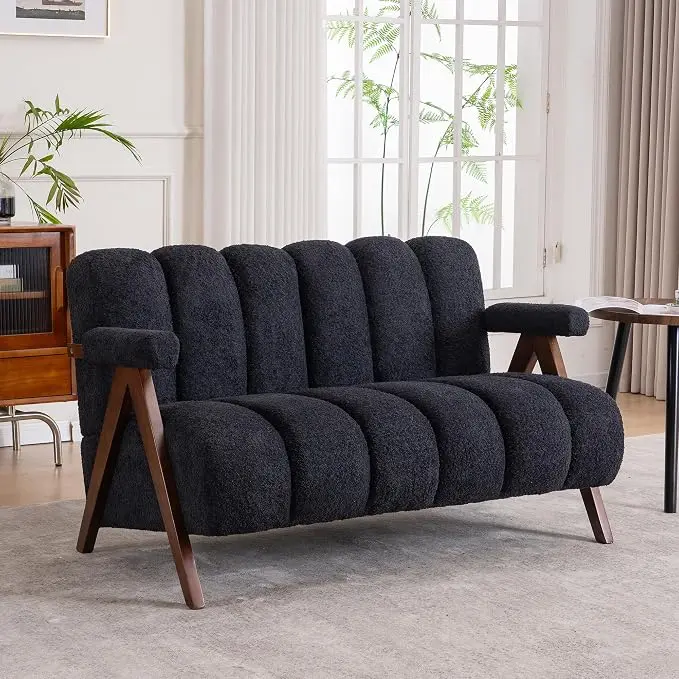 Mid Century Modern Accent Chair Loveseat Sofa