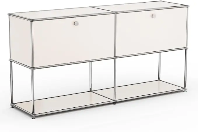 Modern Storage Cabinet White F Versatile Free-Standing Organizer