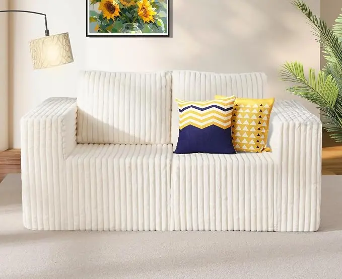 Modular Sectional Sofa 2 Seater Loveseat Modular Couch
