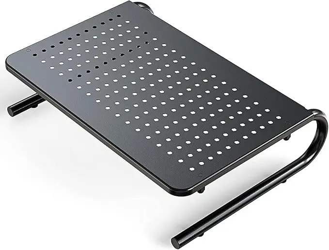 Monitor Riser for Desk, Desk Organizer,Laptop Shelf w/Vented for Screen, Computer Stand for PC, Printer, for Home & Office