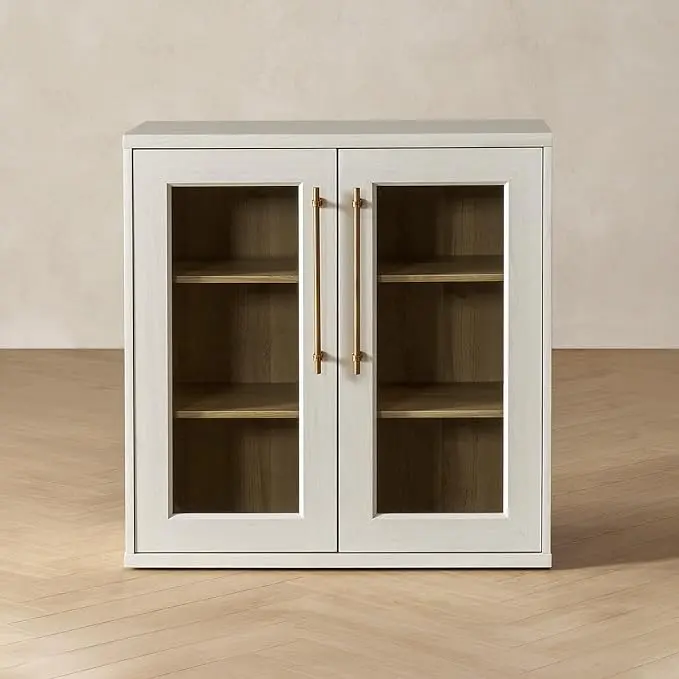 mopio Blake Storage Cabinet, Small Modular Accent Display Sideboard Buffet