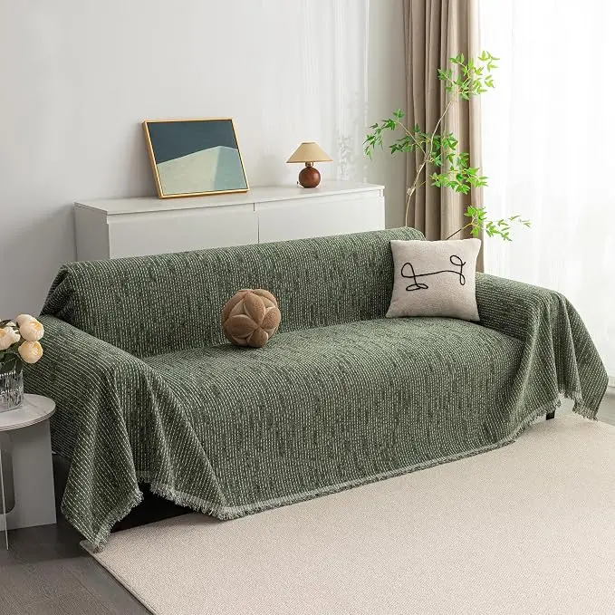 MYSKY HOME Couch Covers for 2 Cushion Couch Sectional Sofa, L Shape Sofa