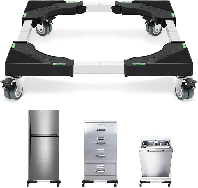 Nefish Furniture Dolly Adjustable Mini Fridge Stand