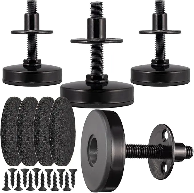 NEWBYTEK 3/8-16 Adjustable Leveling Feet Heavy Duty