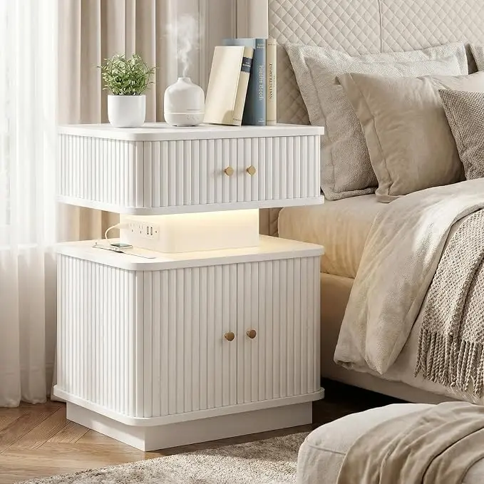 Night Stand, LED Nightstand, Modern Nightstand