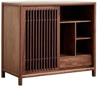 Nightstand Sofa Table Chinese Tea Cabinet Wooden Sofa Side Table Zen Simple