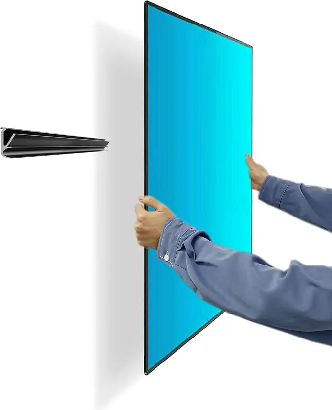 No Stud TV Wall Mount, Drywall Studless TV Hanger No Damage, No Drill, Non