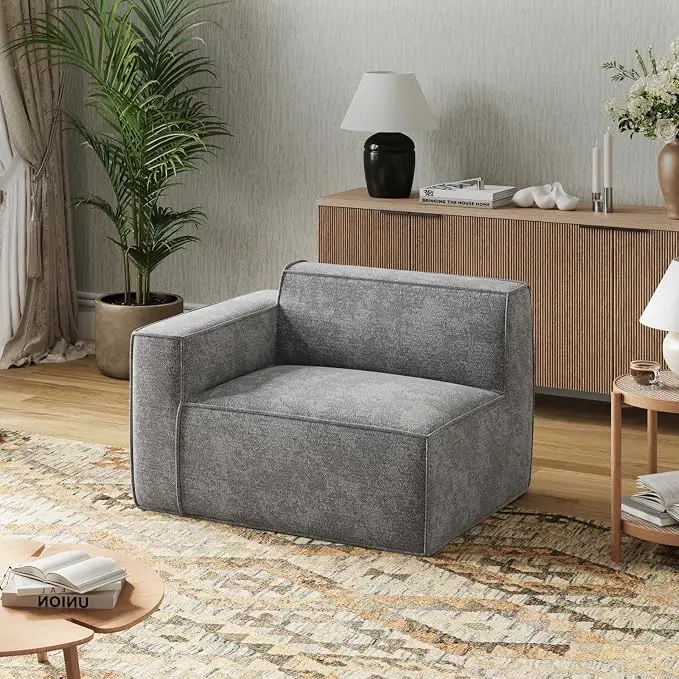 Novilla Modular Sectional Sofa, No Assembly Cloud Sectional Couch