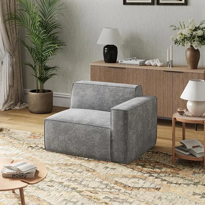Novilla Modular Sectional Sofa, No Assembly Cloud Sectional Couch