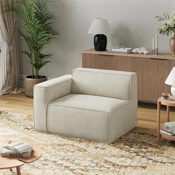Novilla Modular Sectional Sofa, No Assembly Cloud Sectional Couch