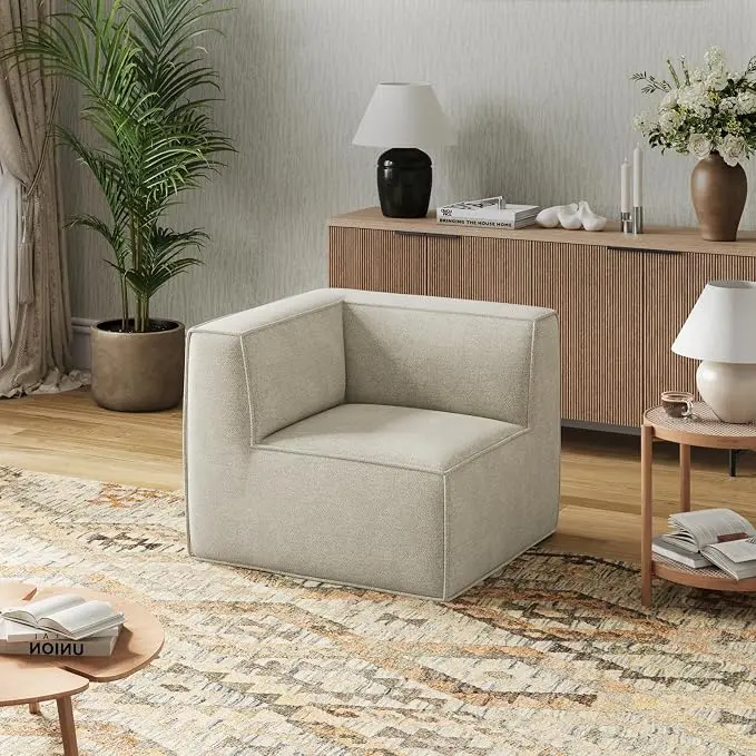 Novilla Modular Sectional Sofa, No Assembly Cloud Sectional Couch