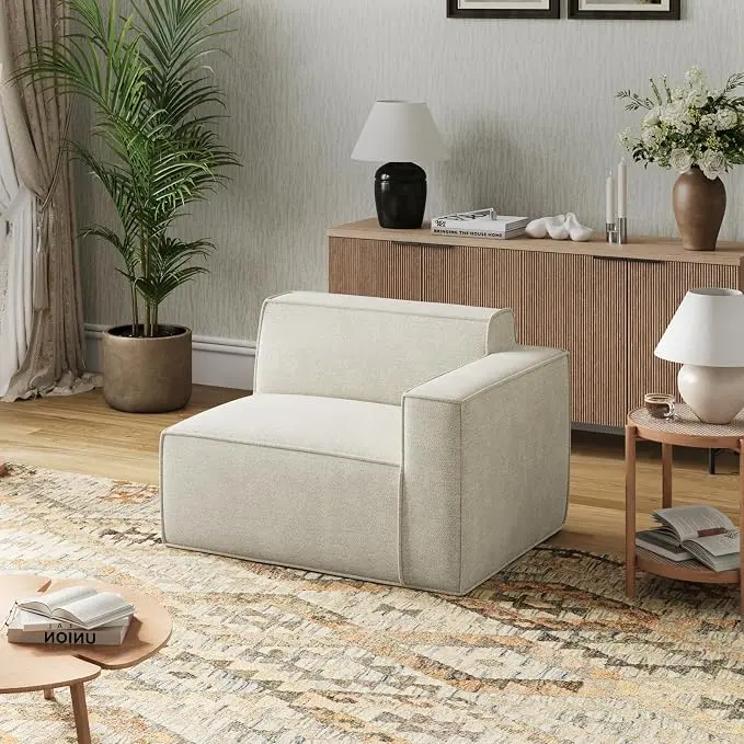 Novilla Modular Sectional Sofa, No Assembly Cloud Sectional Couch