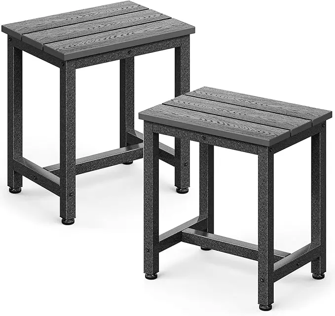 ODK Outdoor Side Tables Set of 2, Adirondack Patio End Table