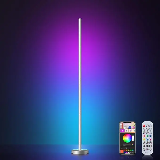 OIYN Smart RGBICW LED Corner Floor Lamp