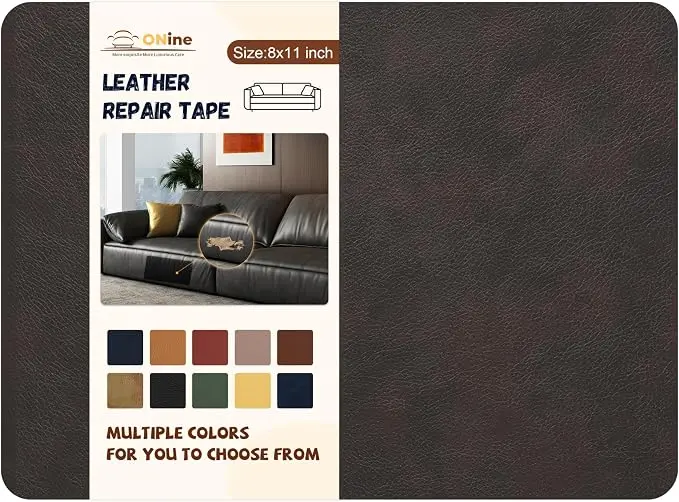ONine Leather Repair Patch,Self-Adhesive Couch Patch,Multicolor Available