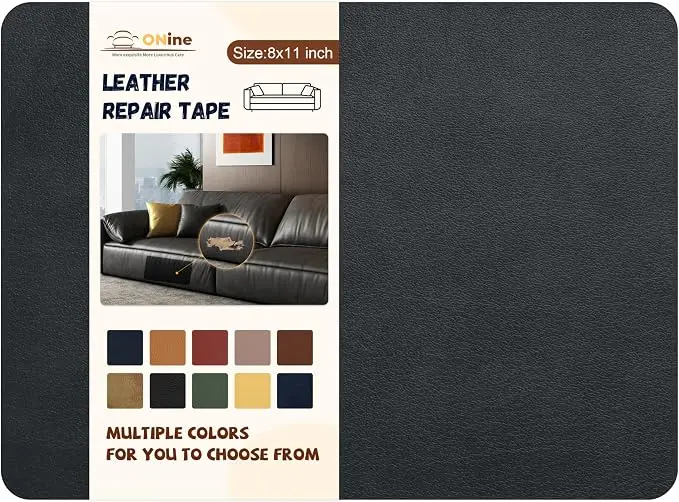 ONine Leather Repair Patch,Self-Adhesive Couch Patch,Multicolor Available