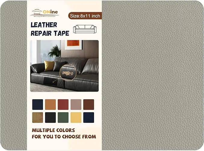 ONine Leather Repair Patch,Self-Adhesive Couch Patch,Multicolor Available