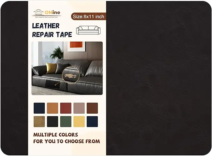 ONine Leather Repair Patch,Self-Adhesive Couch Patch,Multicolor Available