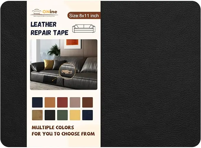 ONine Leather Repair Patch,Self-Adhesive Couch Patch,Multicolor Available