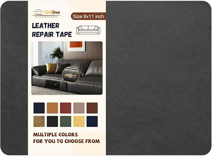 ONine Leather Repair Patch, Self-Adhesive Couch Patch,Multicolor Available