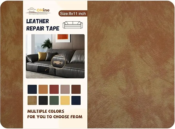 ONine Leather Repair Patch,Self-Adhesive Couch Patch,Multicolor Available