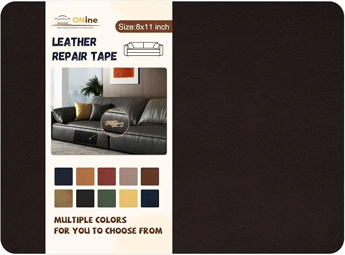 ONine Leather Repair Patch, Self-Adhesive Couch Patch