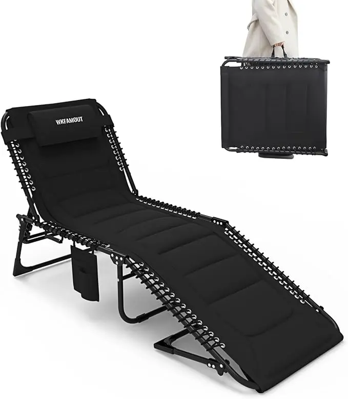 Outdoor Folding Lounge Chair Padded