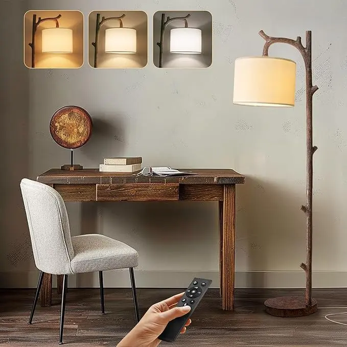OYEARS Retro Farmhouse Floor Lamp