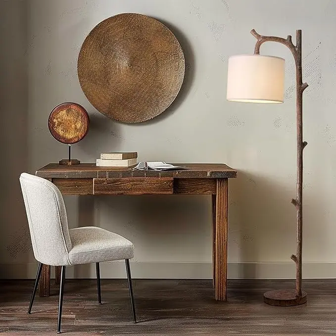 OYEARS Retro Farmhouse Floor Lamp