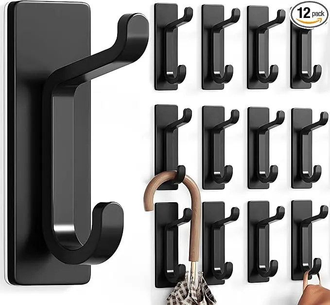 pickpiff 12 Pack Wall Hooks for Coat and Towel