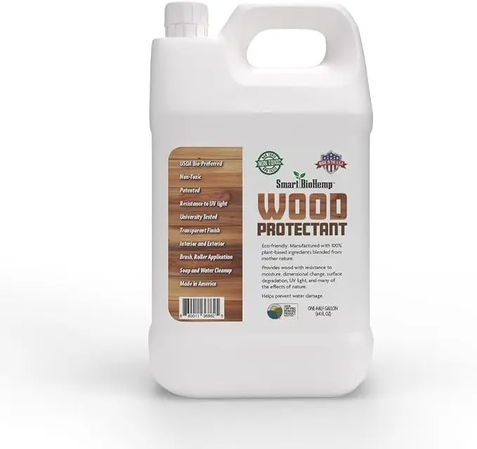 Plant-Powered Half Gallon Wood Protectant, Protects from Water & UV Rays