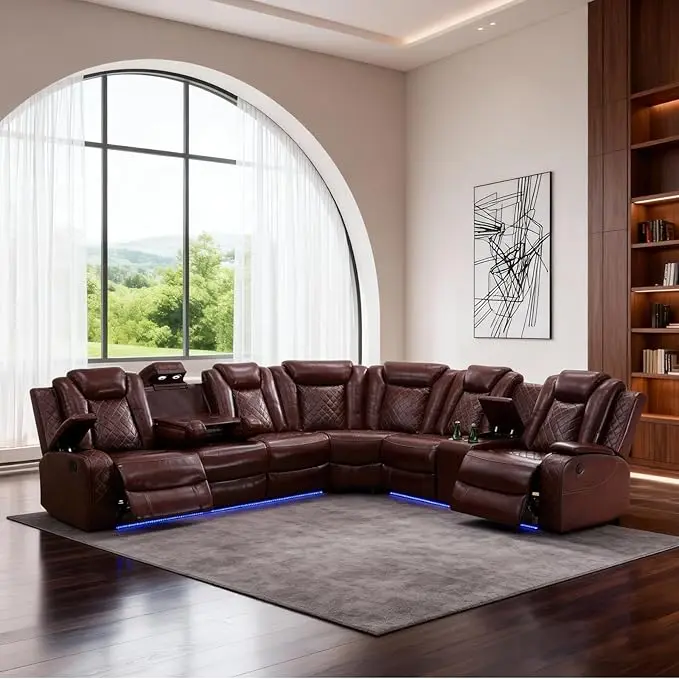Power Reclining Sectional Sofa