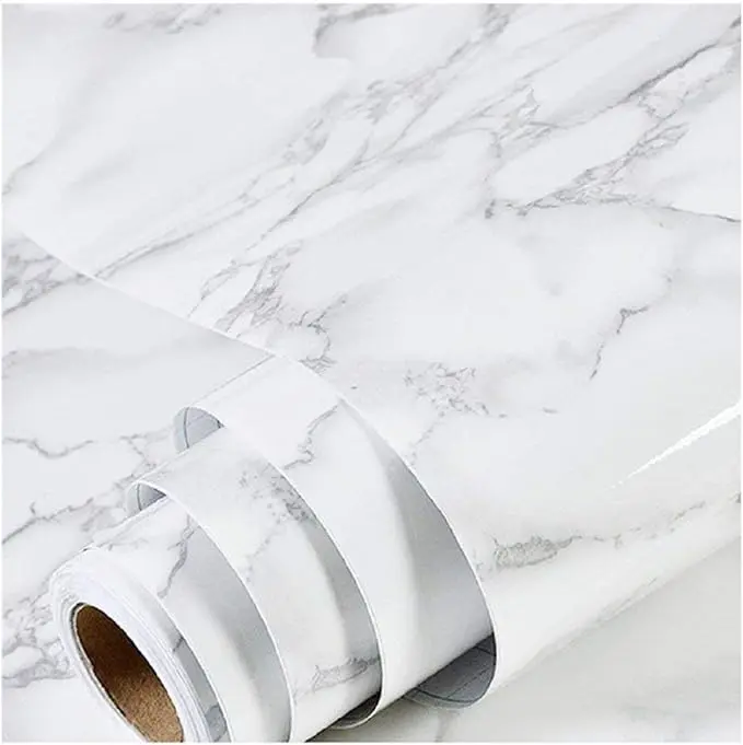 practicalWs Peel and Stick Marble Wallpaper 15.7'' x 236.2'' Marble Contact