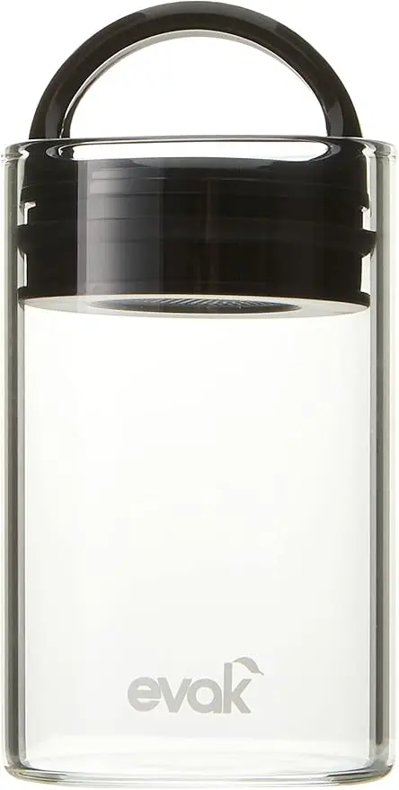 Prepara Evak Compact Glass Food Storage, Mini, Black