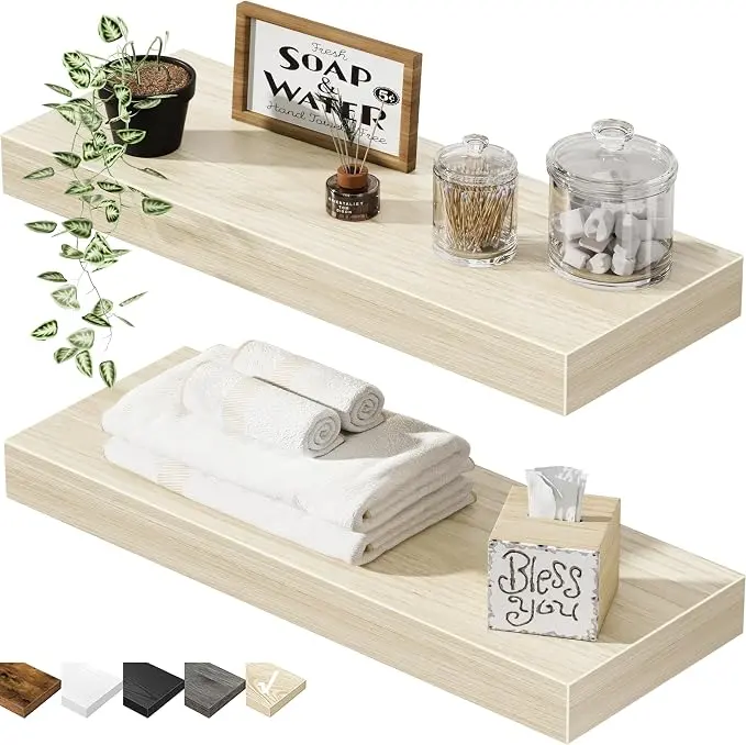 QEEIG Bathroom Floating Shelves