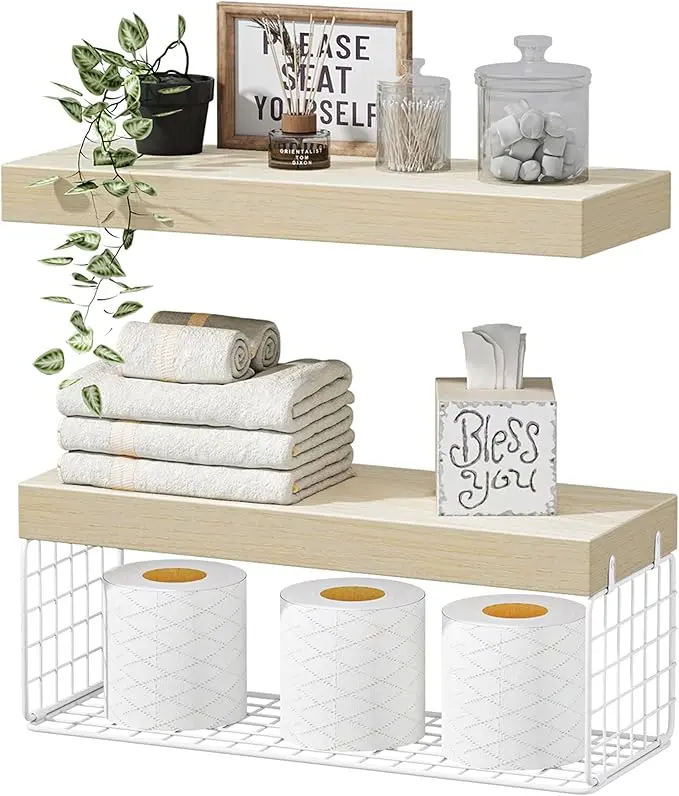 QEEIG Bathroom Shelves Over Toilet