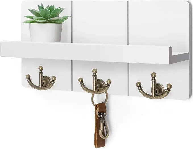 Rebee Vision Key Holder for Wall with Shelf