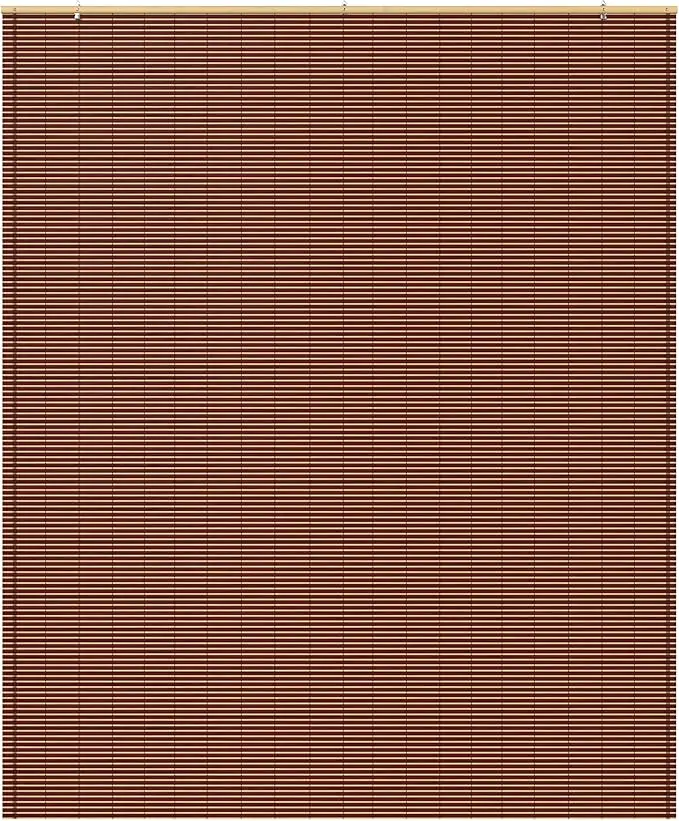 Red Lantern Bamboo Cordless Window Shade